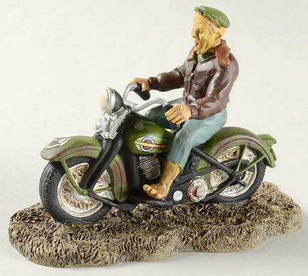 Haunted Harley Davidson Ghost Rider On The Road - Boxed