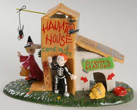 Snow Village Halloween Come In If You Dare - No Box