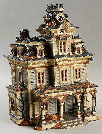 Snow Village Halloween Grimsly Manor - No Box
