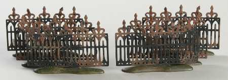 Snow Village Halloween Spooky Wrought Iron Fence - Boxed