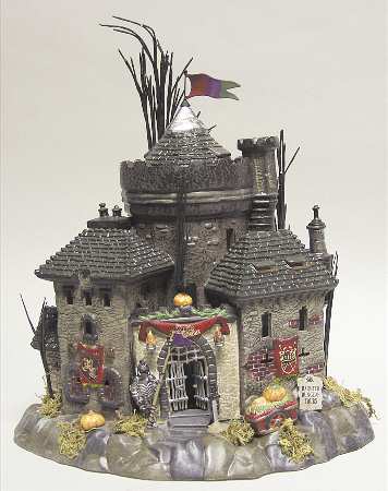 Snow Village Halloween Castle Blackstone - No Box