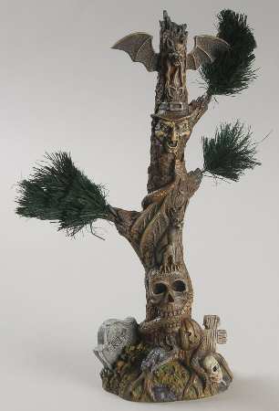 Snow Village Halloween Spooky Totem - Boxed