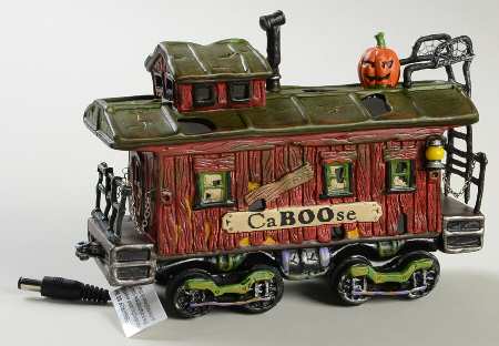 Haunted Rails - Snow Village Halloween Haunted Rails Caboose - Boxed