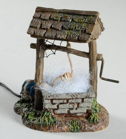 Snow Village Halloween Haunted Well - No Box