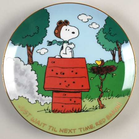 Peanuts Magical Moments Just Wait Til Next Time Red Baron! - No Box