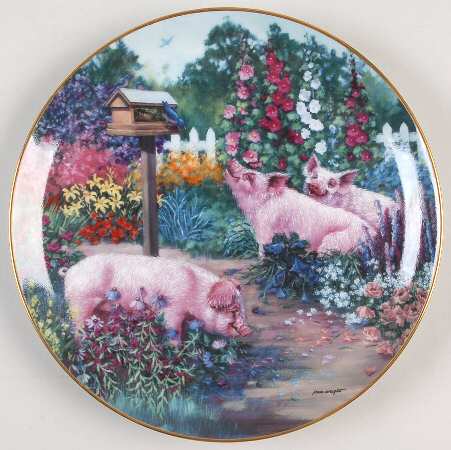 Pigs in Bloom Garden Party - No Box