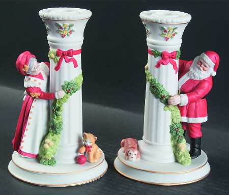 Christmas Candlesticks by Danbury Mint