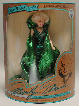 Marilyn Monroe Collection Emerald Evening Marilyn - With Box