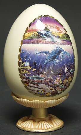 Splendors of the Sea Egg Collection by Danbury Mint