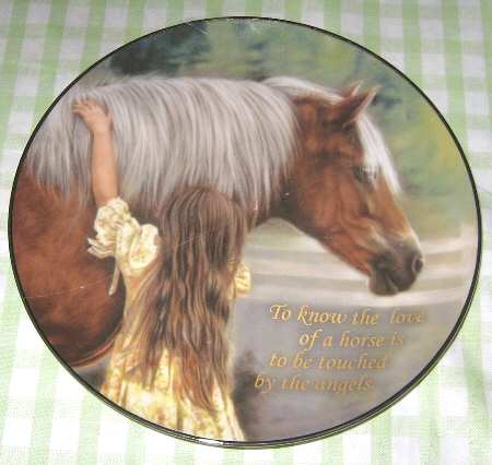 Danbury Mint Single Release Plates An Angel's Touch - No Box