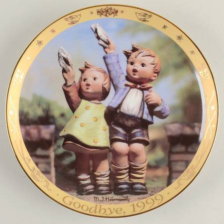 Millennium Plate Collection Auf Wiedersehen - No Box