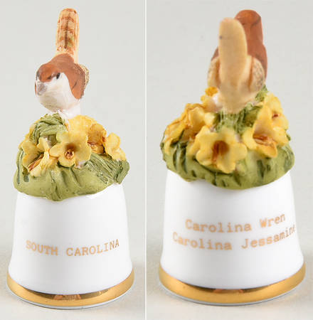 Birds and Flowers of the 50 States Carolina Wren/Carolina Jessamine - No Box