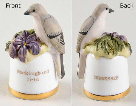 Birds and Flowers of the 50 States Mockingbird/Iris - No Box 42