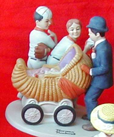 Norman Rockwell Figurines Series 2 Baby Sitter - No Box