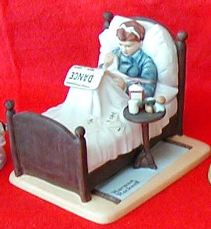 Norman Rockwell Figurines Series 2 The Cold - No Box