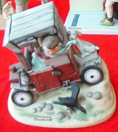 Norman Rockwell Figurines Series 2 Soap Box Racer - No Box