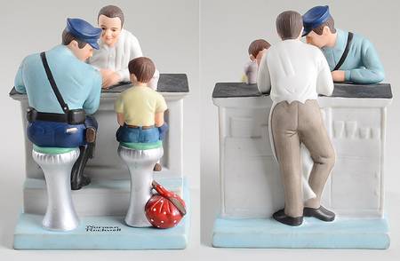 Norman Rockwell Figurines Series 2 The Runaway - Boxed