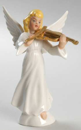 Angel Musicians-Color Angel With Violin - No Box