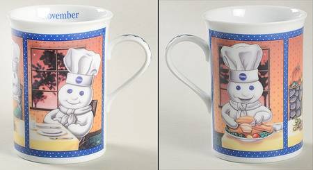Pillsbury Doughboy Mugs of the Year November-Thanksgiving Feast - No Box