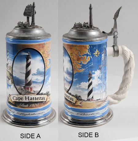 Danbury Mint Collector Steins Cape Hatteras Stein - No Box
