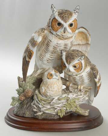 Katsumi Ito Birds Great Horned Owls - No Box