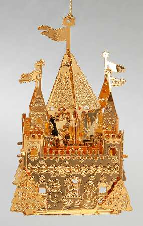 2000 Gold Christmas Ornament Collection Winter Palace - No Box