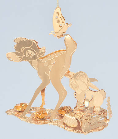 Disney Gold Ornaments Bambi - No Box
