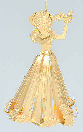 Disney Gold Ornaments Snow White - No Box