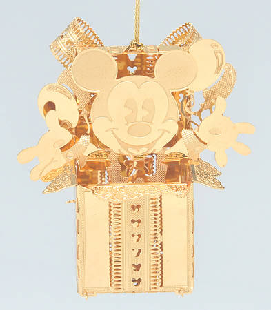 Disney Gold Ornaments Mickey Mouse - No Box