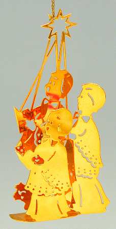 1986 Gold Christmas Ornament Collection Choirboys - No Box