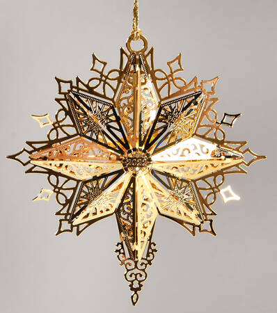 Annual Gold Christmas Ornaments by Danbury Mint