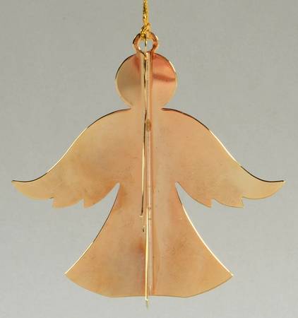 Annual Gold Christmas Ornaments Angel - No Box