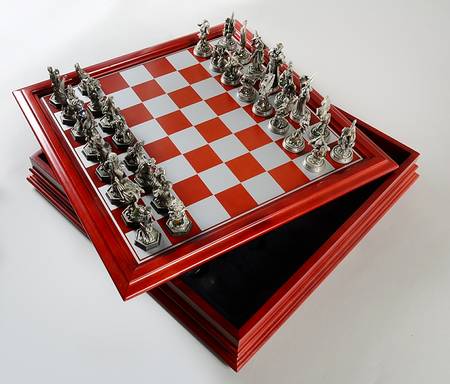 Fantasy of the Crystal Chess Set Chess Set With Board - Chess Set With Board