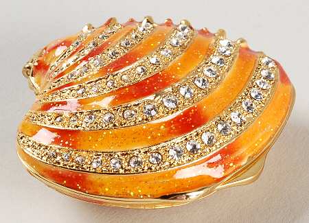 Bejeweled Collection Orange Shell - Boxed