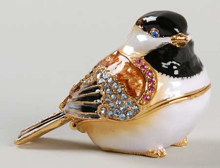 Bejeweled Collection Black-Capped Chickadee - No Box