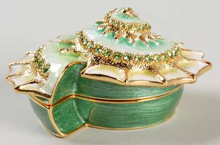 Bejeweled Collection Green Shell - With Box
