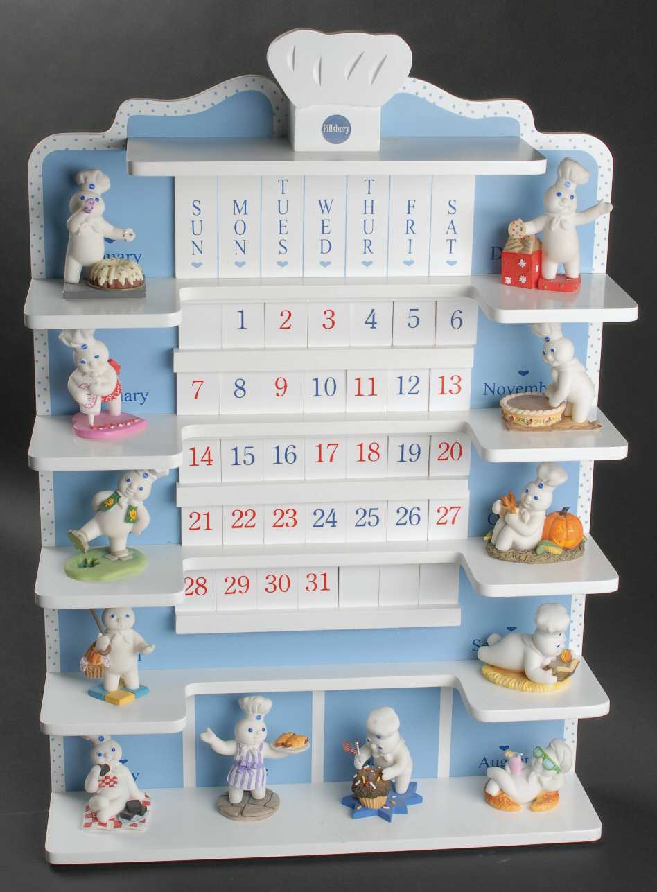 Pillsbury Doughboy Calendar by Danbury Mint
