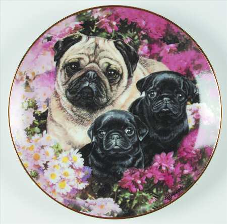 Pug Family Flowery Friends - No Box