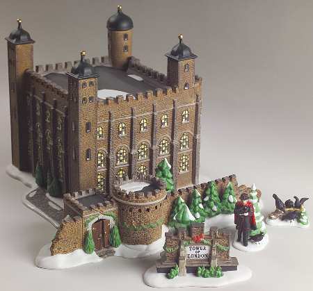 Historical Landmark Series Tower Of London-Set Of 5 - Boxed