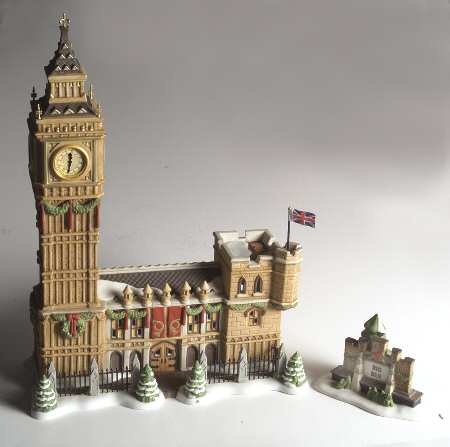 Historical Landmark Series Big Ben-Set Of 2 - No Box