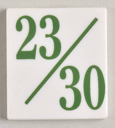 John Deere Perpetual Calendar #23/30 Tile - No Box