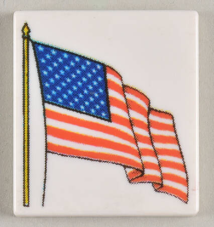 John Deere Perpetual Calendar 4th Of July Tile - No Box