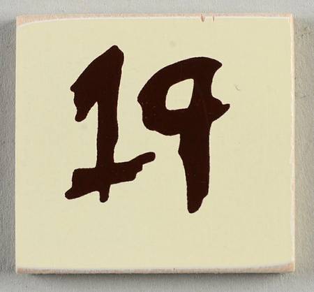 Boyds Bear Calendar Perpetual #19 Tile - No Box