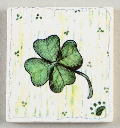 Boyds Bear Calendar Perpetual St Patrick's Day Tile - No Box