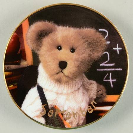 Boyds Bear Calendar Perpetual September - No Box