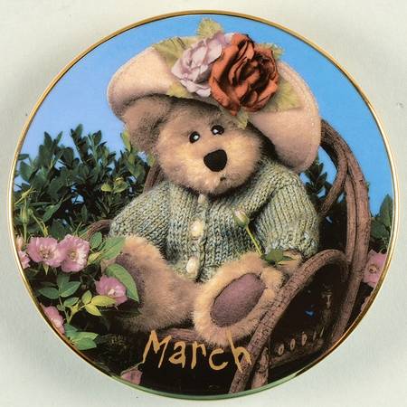 Boyds Bear Calendar Perpetual March - No Box