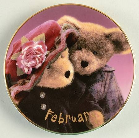 Boyds Bear Calendar Perpetual February - No Box