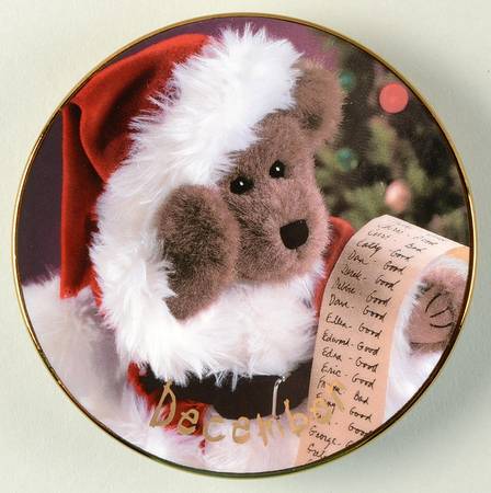 Boyds Bear Calendar Perpetual December - No Box