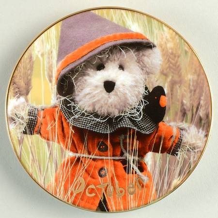 Boyds Bear Calendar Perpetual October - No Box