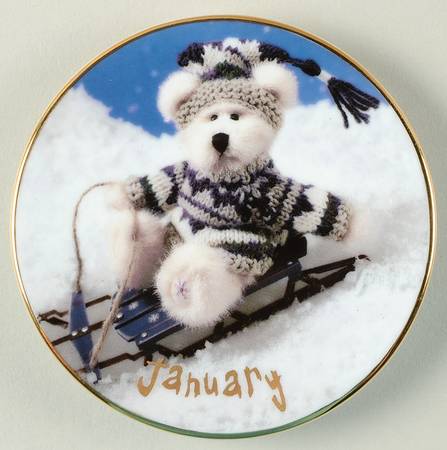 Boyds Bear Calendar Perpetual January - No Box